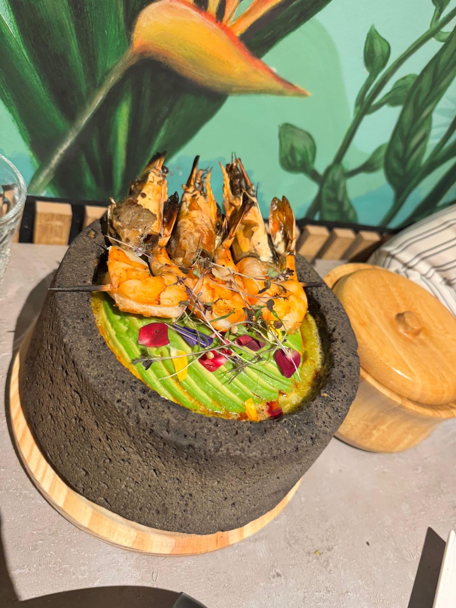 Camarones al Molcajete